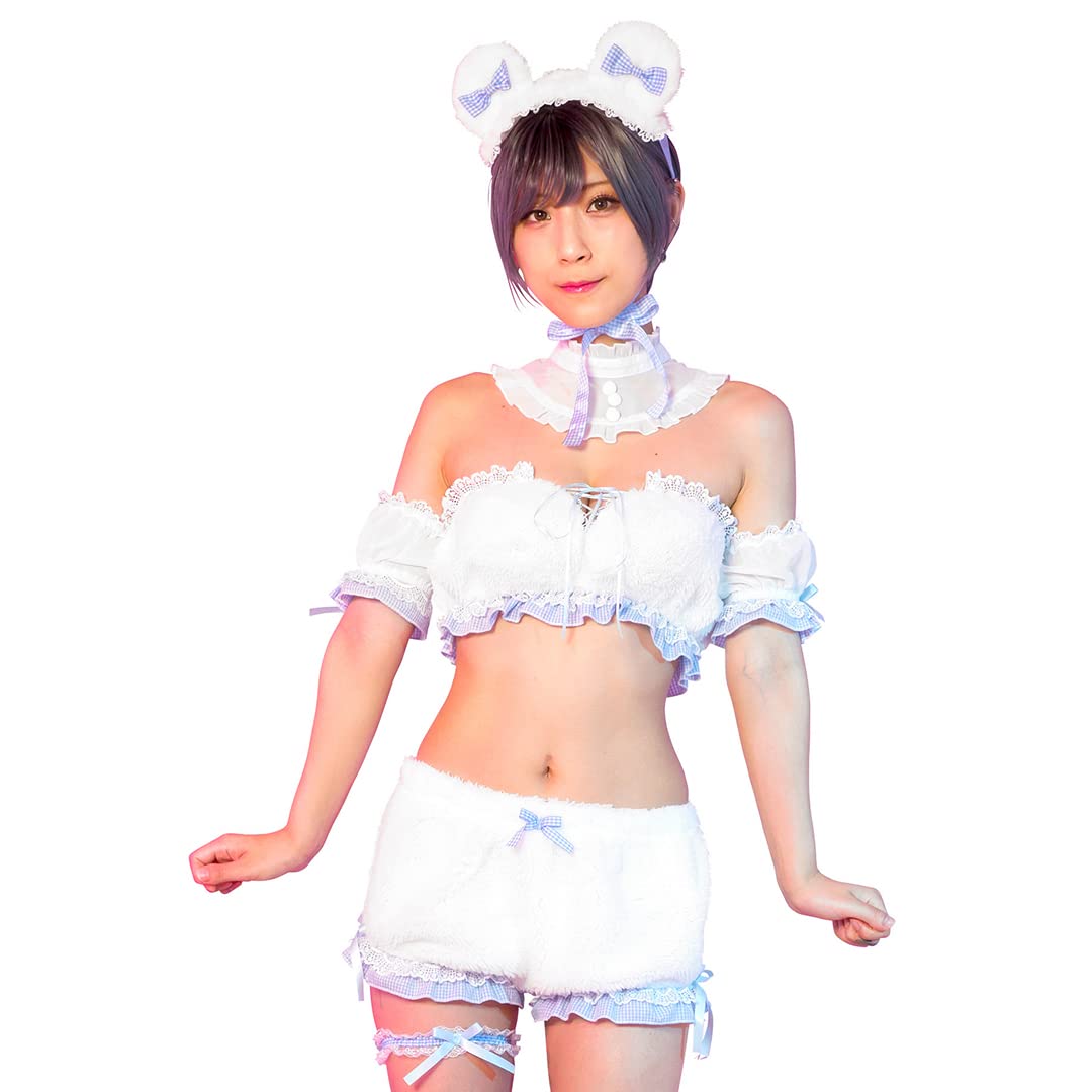 

Clearstone SugarWhip Cosplay Halloween Polar Bear Doll White Women s