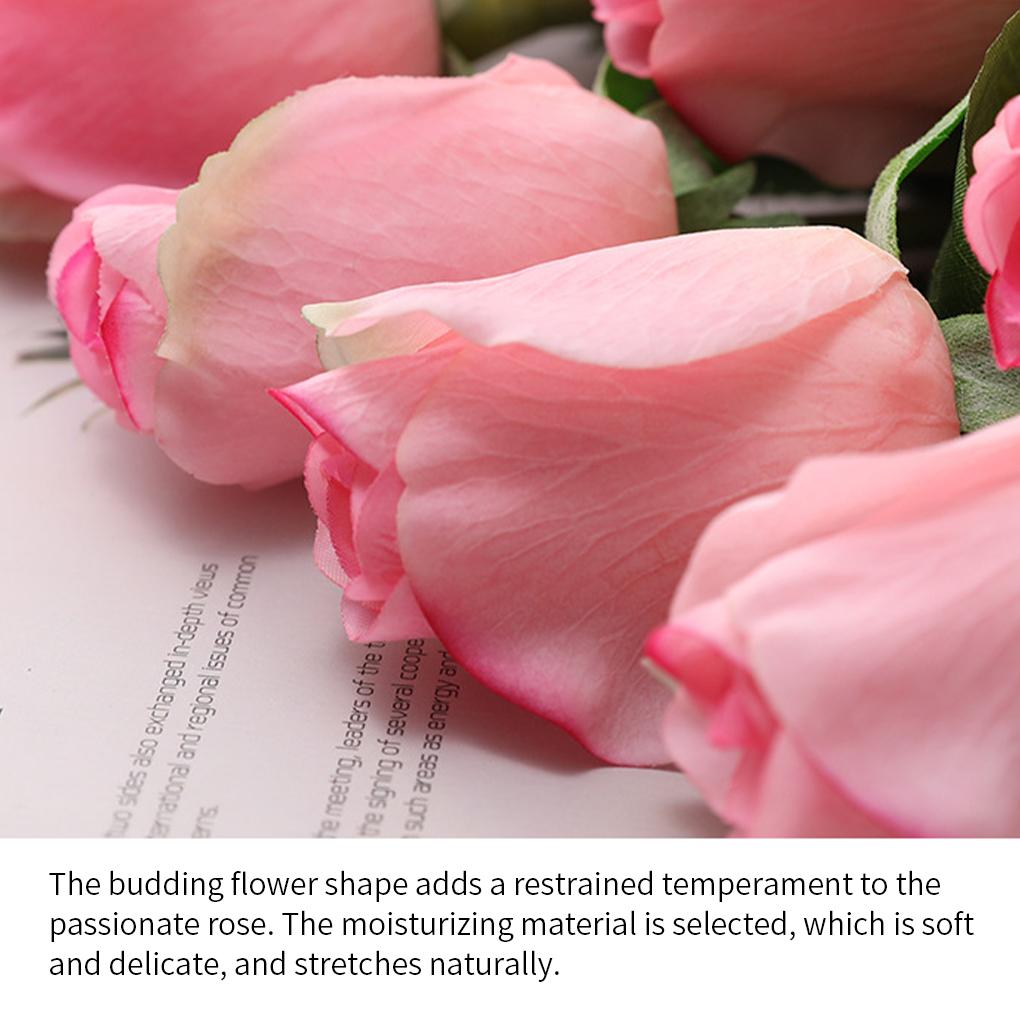 5pcs Artificial Rose Flowers Adjustable Simulation Flower Bouquet Decoration for Party Wedding