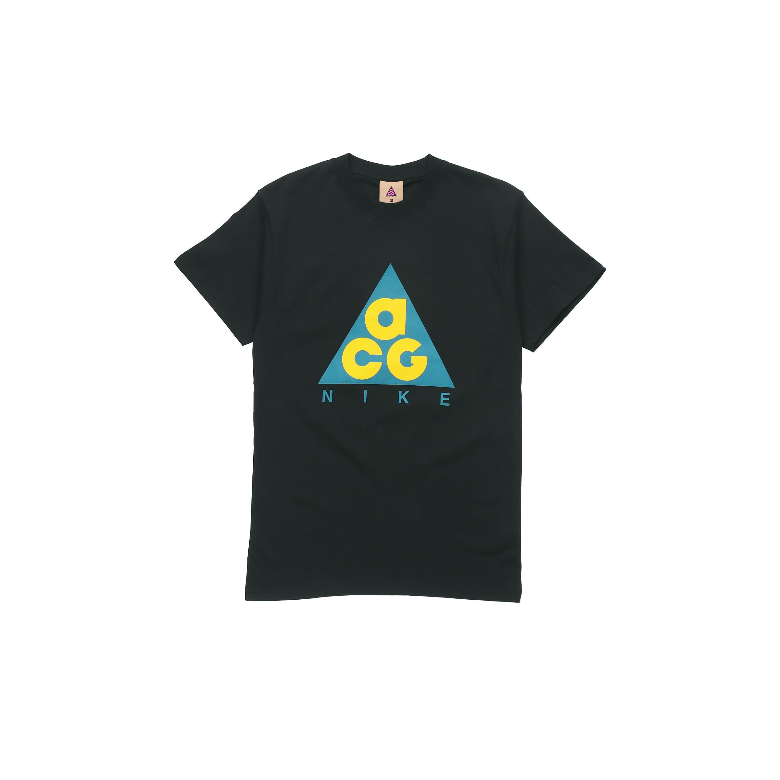 Nike Nrg Acg SS20 Logo Printing Short Sleeve Black Men s CV1533-010 S