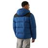 Reebok Chaqueta acolchada reversible para hombre con bloques de color