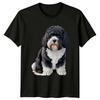 Cute Havapoo Dog Breed Pet Portrait Graphic TShirt