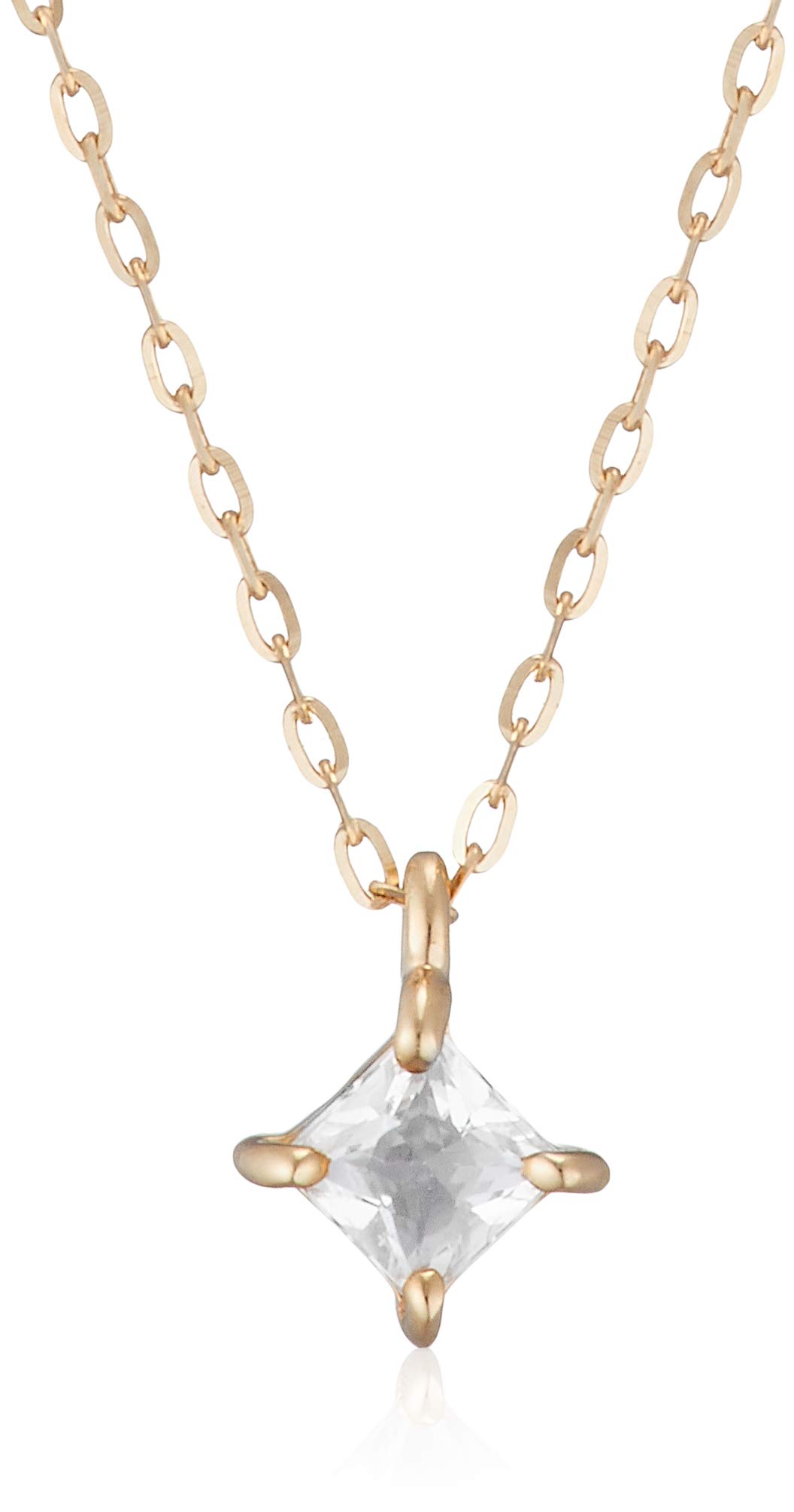 

ESTELLE [Official] Women s Necklace, 10K Yellow Gold, Quartz, 0452-1168-0016-0000