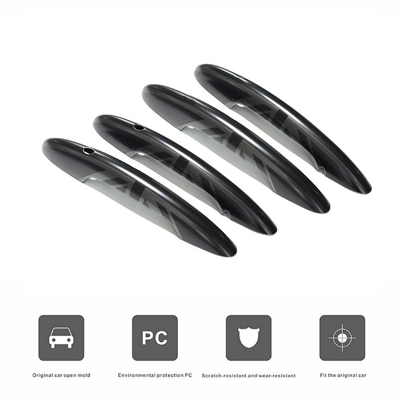 For MINI Cooper S JCW F55(5-Door) F60 Countryman Exterior The Black Flag Door Handle Cover Decoration Car Styling