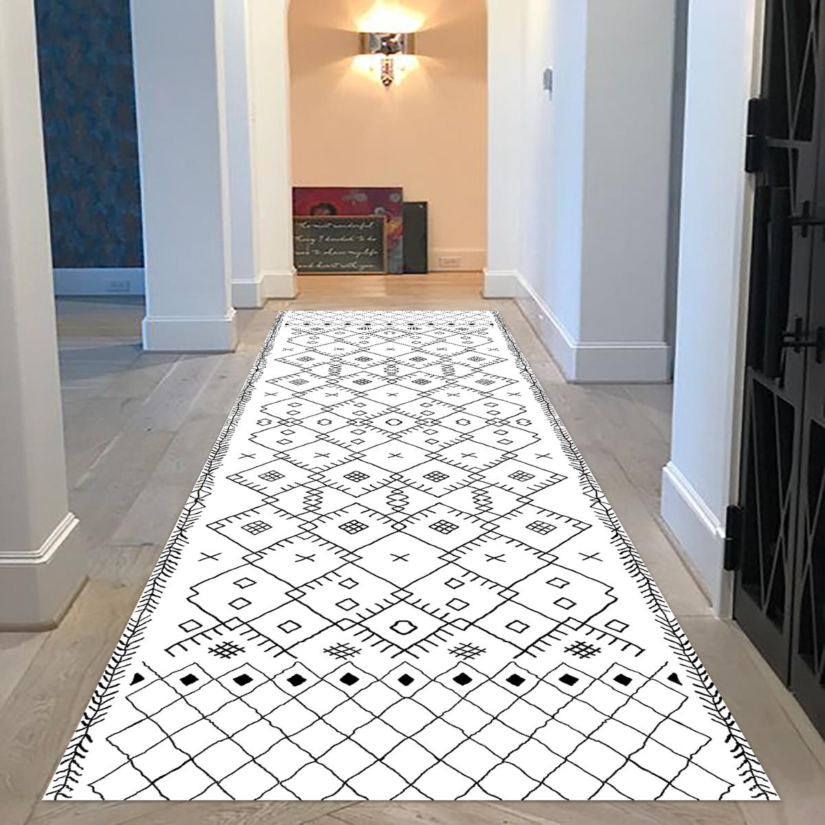 

Декоративный нескользящий моющийся ковер с цифровой печатью DOT-YOL-SD-557 60 x 100 белый