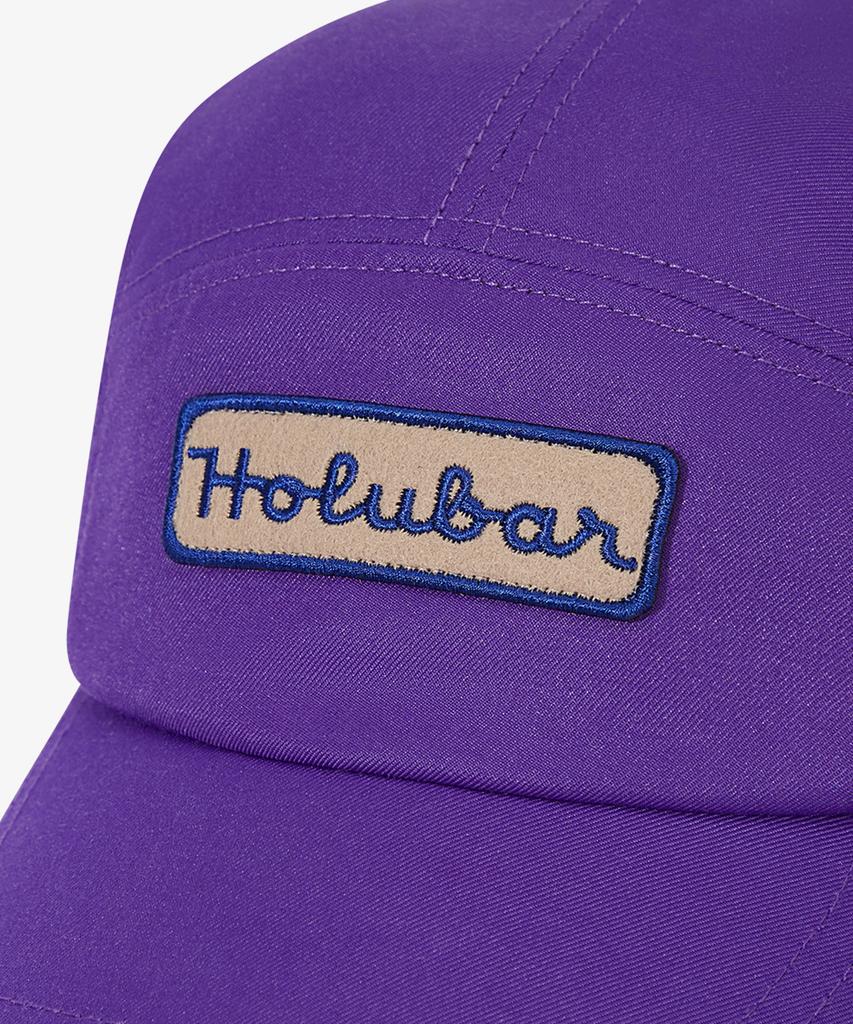Holluba 5P Logo Solid Camp Cap Purple
