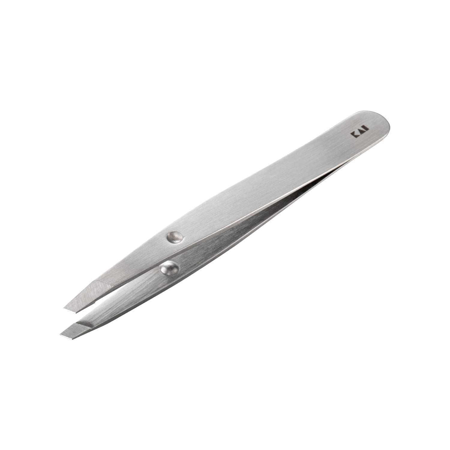 

Kai KAI Solid Catch Пинцет с наклонным пинцетом, в комплекте с колпачком Mayu KQ3215 серебряный