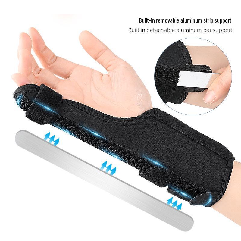 Detachable Aluminum Strip Wrist and Finger Support Splint