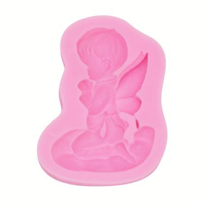 Wishing Angel Boy Fondant-Kuchenwerkzeug, handgefertigte Seife, Puddingform