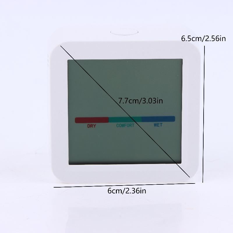 WLAN Temperatur-Feuchtigkeitssensor Heimvernetztes Thermometer mit Hintergrundbeleuchtung LCD Innen-Hygrometer Sprachsteuerung
