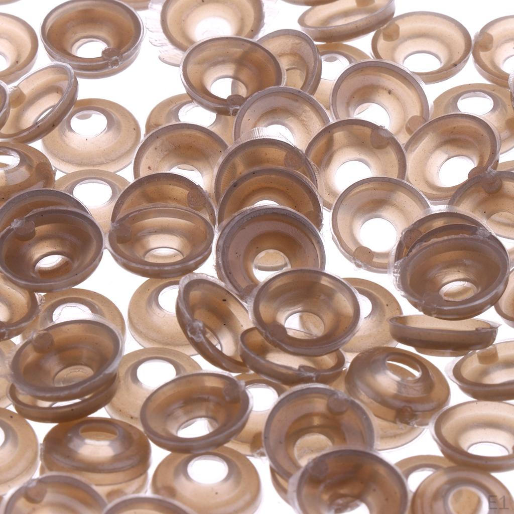 100 Piece Plastic Safety Nose with Back for Animal Bear