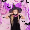 32PCS 3D Pink Bats Halloween Window Bat Stickers Wall Decal  Halloween Party Decorations