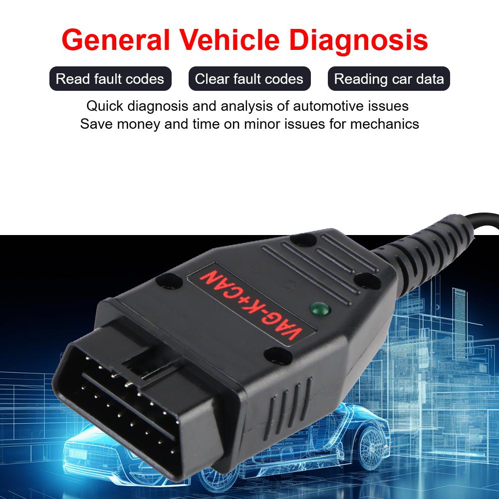 With FT232RL PIC18F25K80 Chip Cable Commander 1.4 for VW/ALLDI OBD2 Diagnostic Tools VAG K+CAN Car Accessories OBDII Scanner