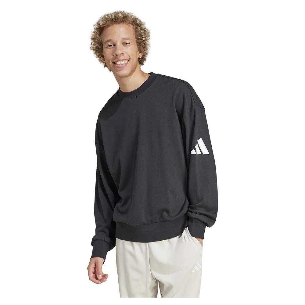adidas Толстовка Essentials Loose Fit 3 Bar Logo EU L