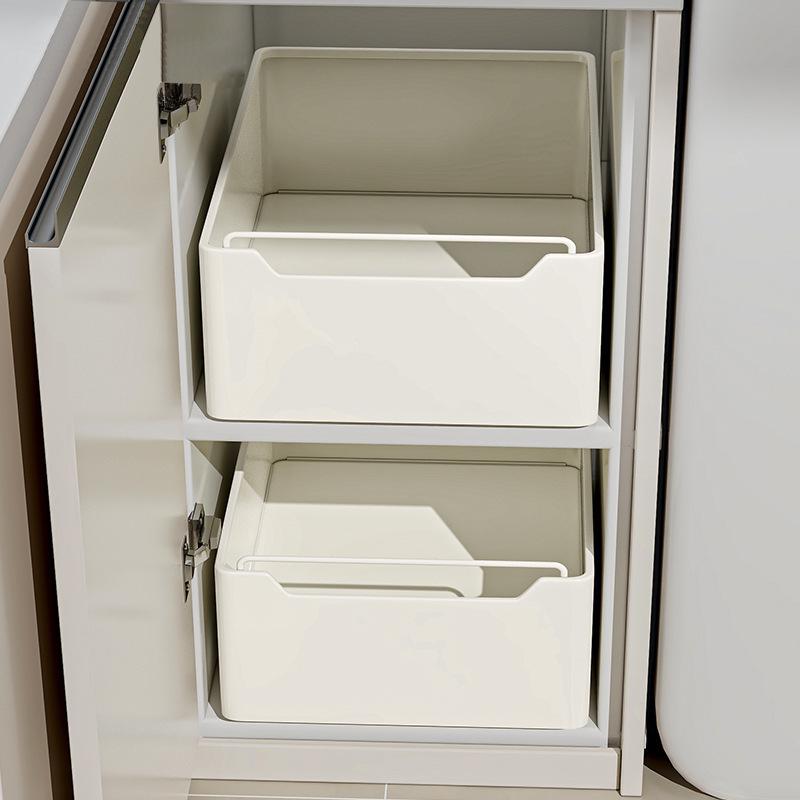 Multi-Functional Kitchen Pull-Out Basket with Shelves and Cutlery Storage