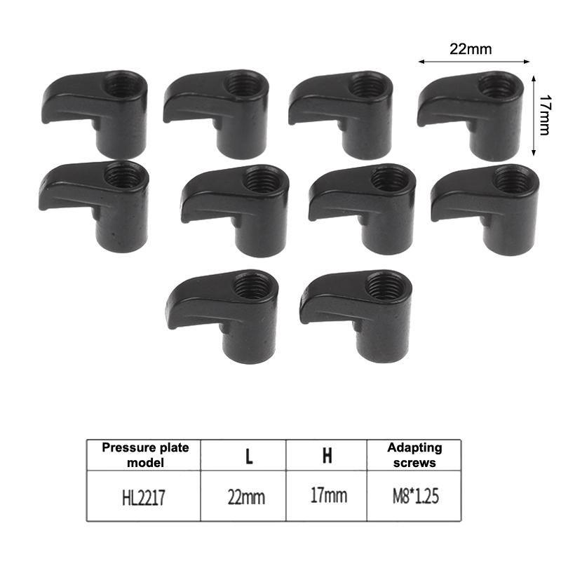 

10 Pcs Turning Tool Bird-Shaped Clamp Hl1511 Hl1810 Hl1814 Hl1917 Hl2114 Hl2217 Hl2414 Wt-8 T-16 Cnc Lathe Pins Screw Arbor HL2217 coarse