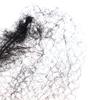 100X Black Invisible Hair Nets Elastic Edge Mesh Hairnet Stretch Hairnet Cover