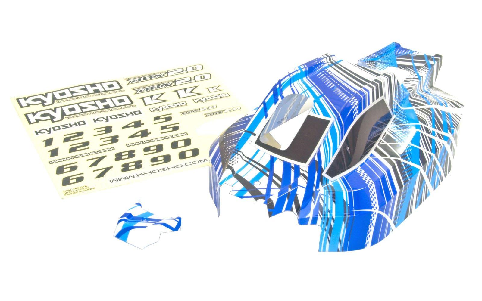 

Kyosho Print Body Set Radio Control Parts TRB501 (Type 1/Blue/DBX 2.0)