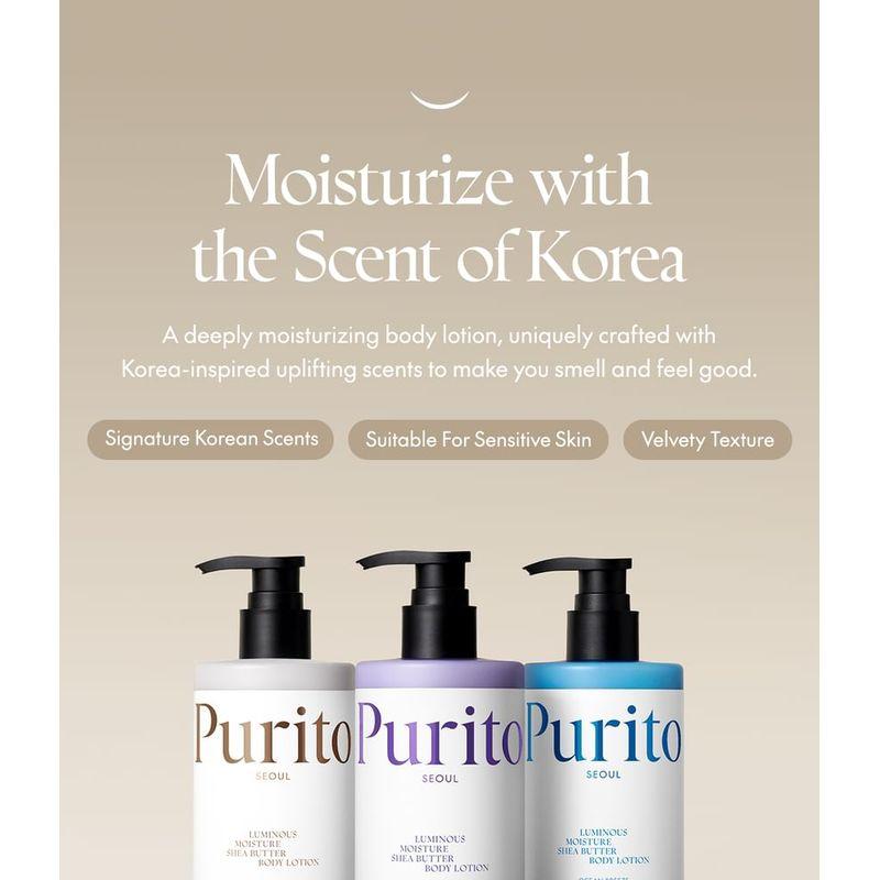 Purito SEOUL - Luminous Moisture Shea Butter Body Lotion - 3 Types
