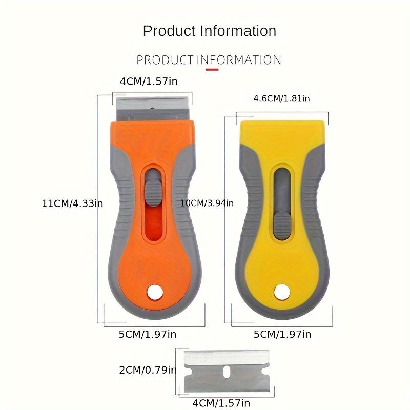 21pcs Cleaning Scraper Tool Set - Durable PE Ergonomic Blades for Induction/Glass/Ceramics, Hard Surface Cleaning Tool Parts