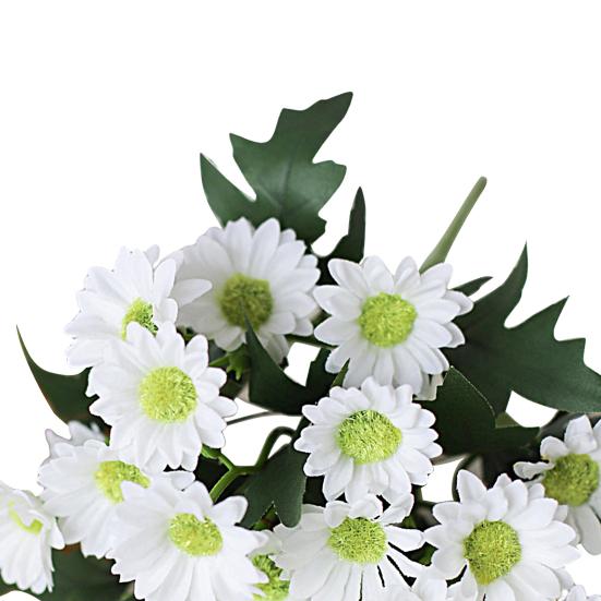 Pianta Artificiale Utile Aspetto Realistico Fiori di Seta Sintetica Lunga Durata