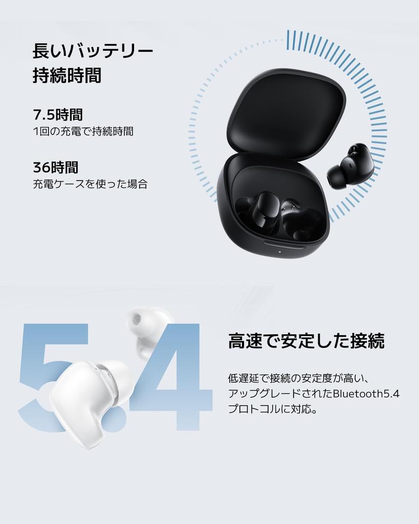 Xiaomi Redmi Buds 6 Play Wireless 36 Hours of AI Noise Reduction During Low Google Fast Pair Fast USB Blue Earbuds, Playtime, Calls, Latency,