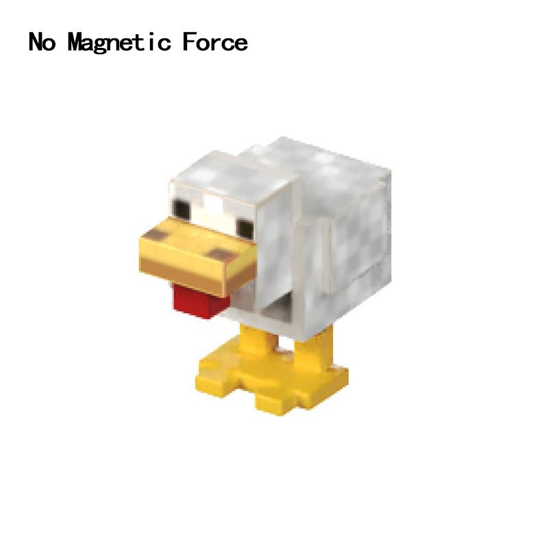 

Pixel-Style Mineral Magnet World Magnetic Building Blocks Assembly Spare Parts Children s Sensory Toys DIY Animal Cube Baseplate