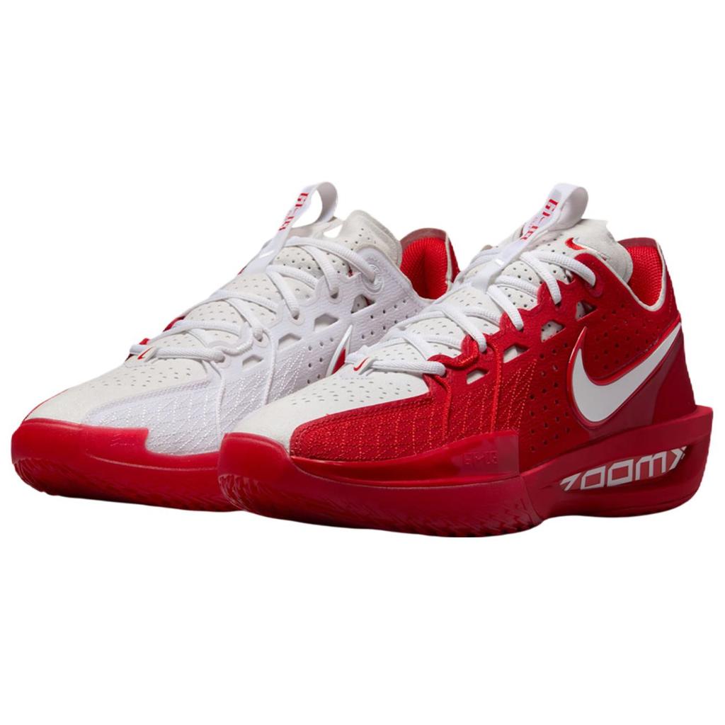 Nike Air Zoom G.T.. Cut 3 Zapatillas de Baloncesto Unisex de Caña Baja Transpirables Resistentes a la Abrasión Zapatillas Casuales Rojas IB4458-600