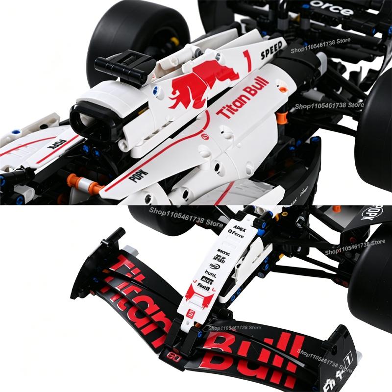 NEU MK6025 Technischer Klassiker Leistung 1900+ Teile RB21 Weißer Sportwagen Bausteine MOC DIY Montage Modell Set Jungen Spielzeug Geschenk