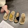 National style slippers women's summer wear super fire thick bottom 2025 new fashion beautiful not tired feet with skirt cool slippers