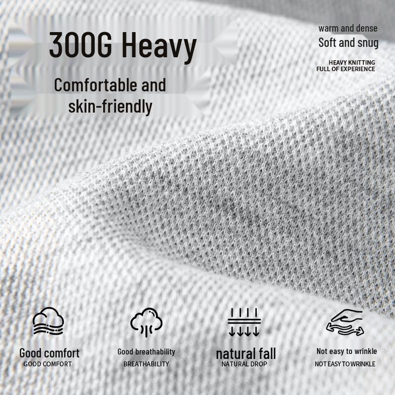 MINISO Men's Hooded Heavyweight Sunset Island Print Zipper Sweatshirt