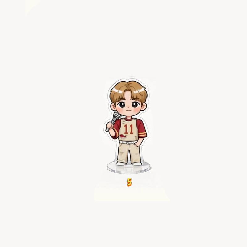 1pc Kpop Stray Kids Member 6cm Stand Cute Kawaii Chef Kitchen Utensils Chibi Figure Desktop Decoration Sign, SKZ Merch STAY Fans Collection Gift