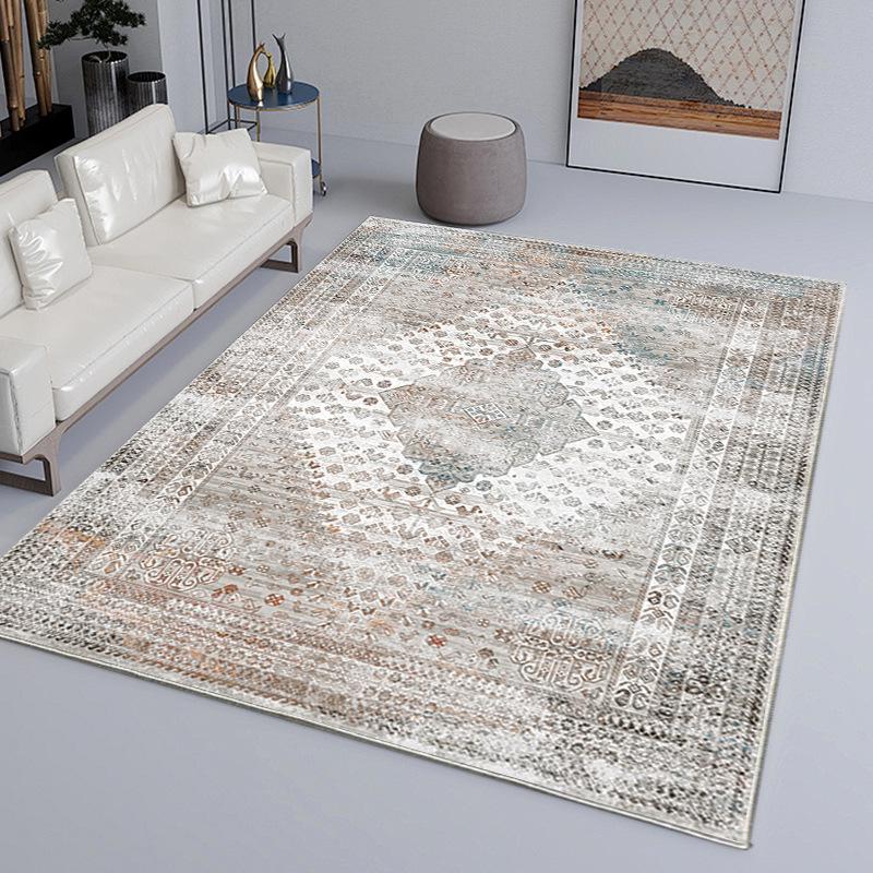 American Style Carpet Living Room Bedroom Bedside Carpet Foldable Carpet
