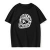 Gothic Harajuku Biker Skull Graphic Tshirts Men Cotton Fashion Short Sleeve Tops Dark Punk Skulls Retro T Shirt European  Tee