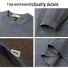 Jeep Men's Loose Fit Round Neck Pullover Sweater