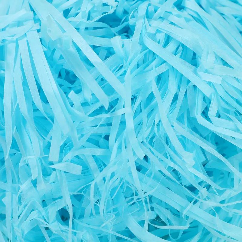 100/200g Colorful Raffia Shredded Paper Candy Boxes DIY Gift Box Filling Material Tissue Party Gift Packaging Filler Decor