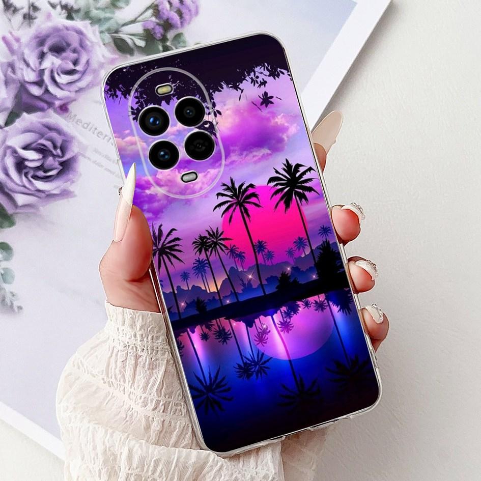 For Huawei Nova 13 Case Nova13 5G Cover BLK-AL80 Funda Popular Flower Butterfly Soft Clear Silicone Cases For Nova 13 Pro Bumper
