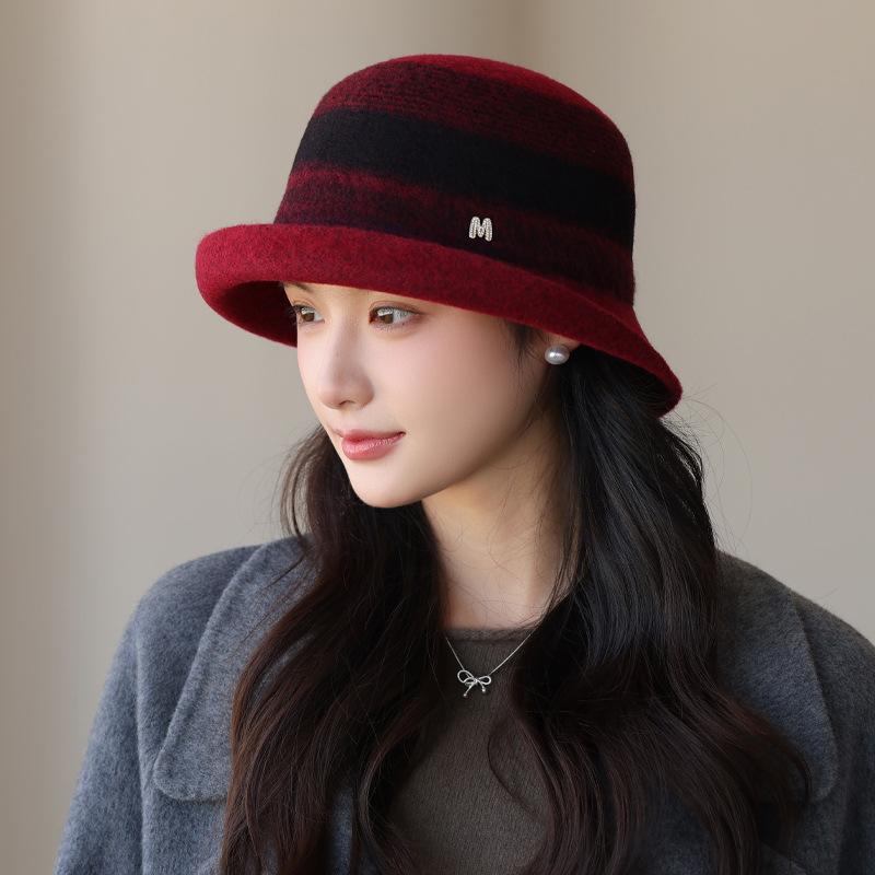 

Шляпа Осенне-зимняя Повседневная Дорожная Шерстяная Шляпа-ведро Женская Темпераментная Ретро Панама, Шляпа для женщин, Осенне-зимняя Универсальная Теплая Шапка от холодной погоды One Size