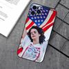 L-Lana Del Rey Singer Phone Case For Apple iPhone 15,14,13,12,11,XS,XR,X,8,7,Pro,Max,Plus,mini Silicone Black Cover