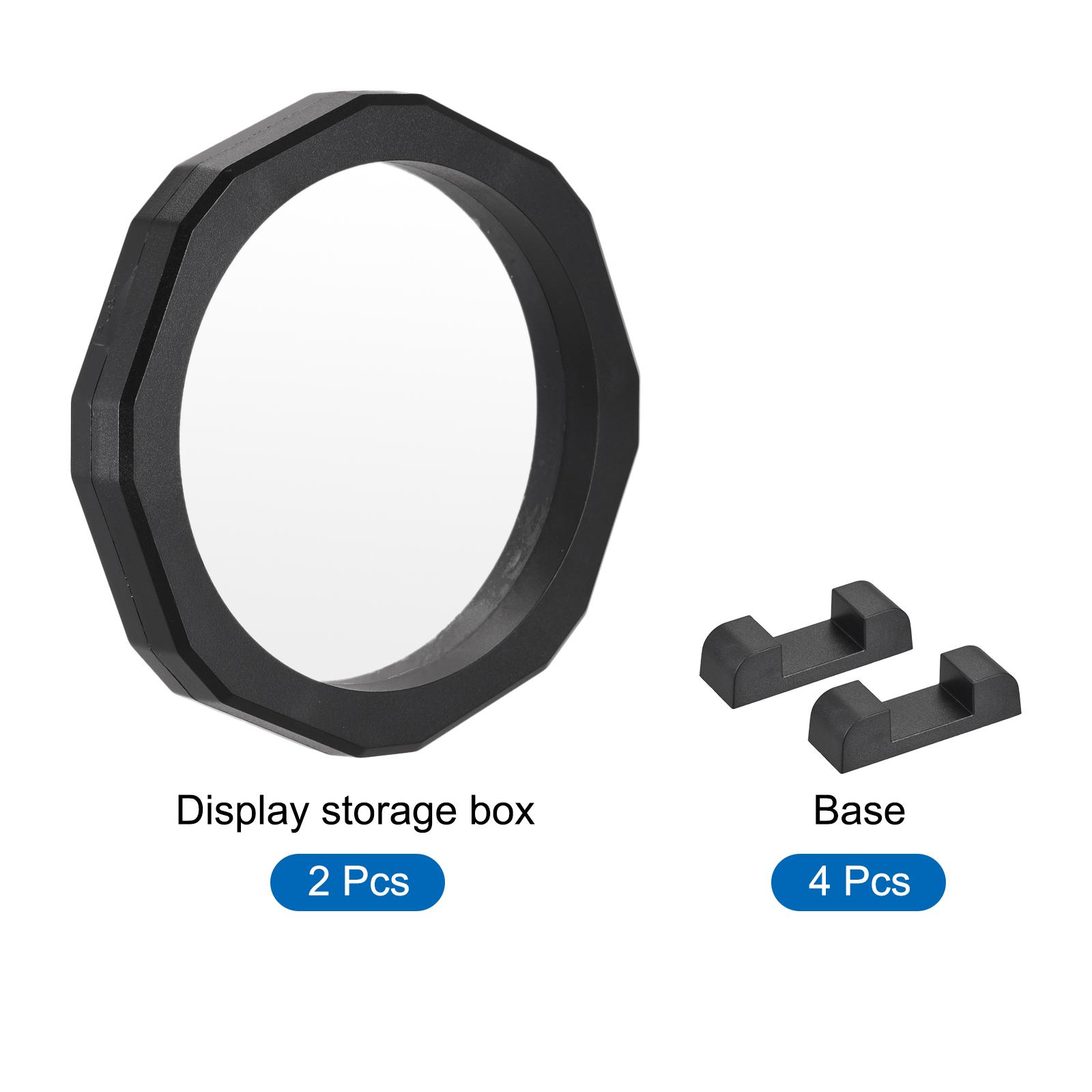 

Floating Frame Display Holder Stand 3D Jewelry Display Box with Base 5.04 x 5.04 x 0.79 inch