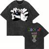 Camiseta Masculina Y2k Manga Curta Gola Redonda Sidequest Michael Clifford Lavada Roupas Masculinas Novidade em Camisetas Superiores Camiseta Masculina