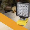 20W Handheld Work Light, 16 LED Beads, Rotating Head, Hiking with 2 USB Ports, for batteries:  200  201  203  204  206 etc. (ships without b