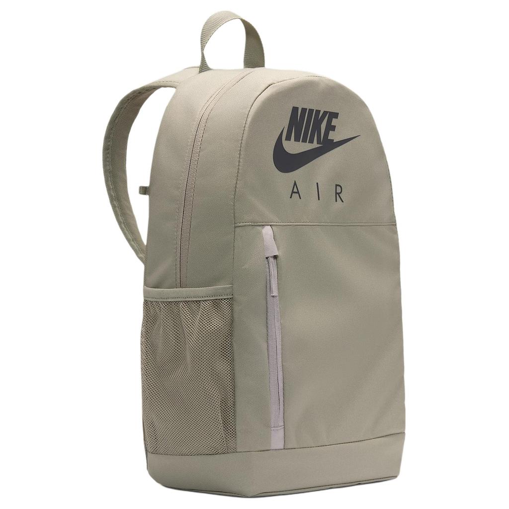 Nike Elemental Logo Fabric Backpack Regular Kids Backpack Light-Army-Green University-Gray Black BA6032-320