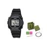 Casio Herren JUGEND Schwarze Uhr F108WH-1ACF F108WH-1ACF
