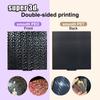Smooth PEO Creality Ender 5 Plus Build Plate PET Bed Magnetic Sheet 377x370 Spring Steel Sheet For 3D Printer Ender 5 Plus Plate