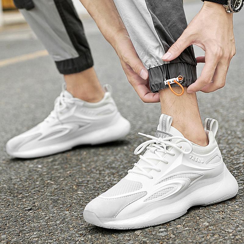 Lightweight Summer Mesh Elevator Shoes Men Casual Sneakers Sports Hidden 6cm 8cm Height Increasing Shoes Male Taller Lifting