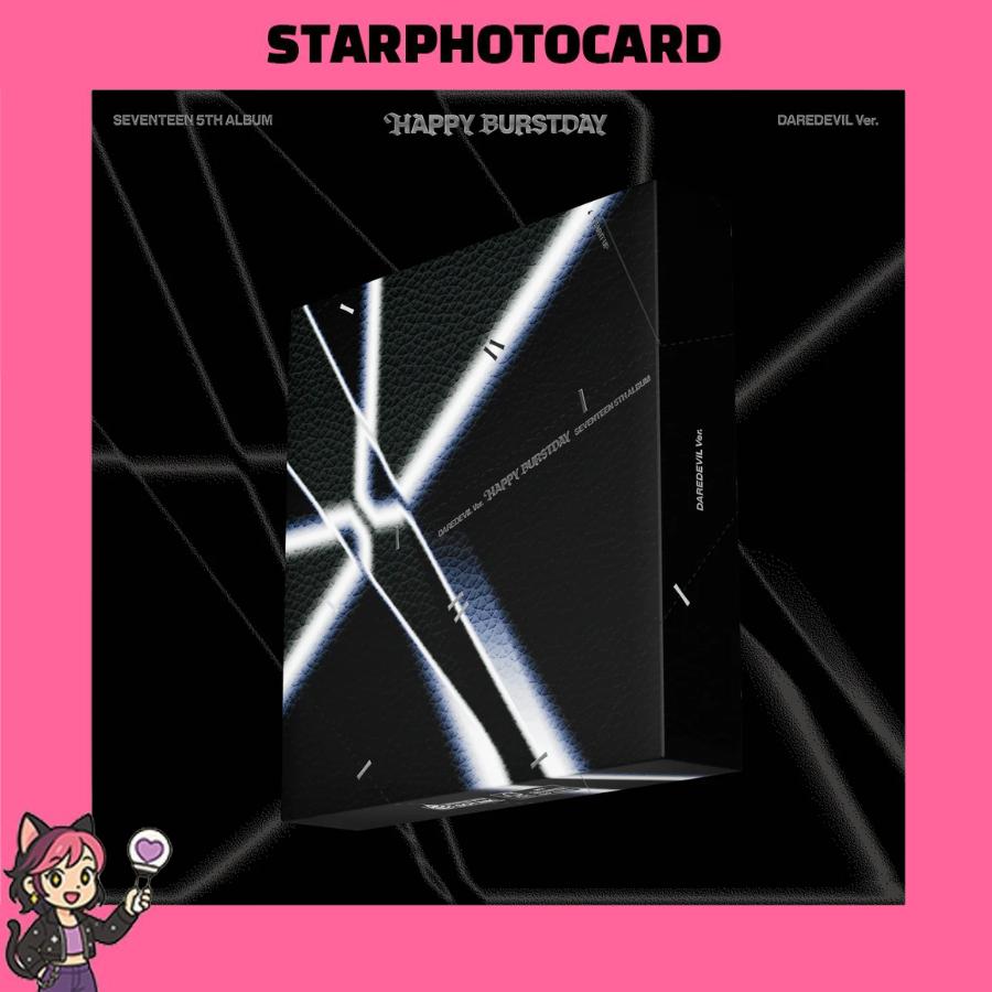 

[READY STOCK] SEVENTEEN - 5th Album HAPPY BURSTDAY [DAREDEVIL Ver.] RANDOM