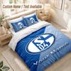 Custom Name Bedding Set 3 PiecesSchalke 04 FC Print Duvet Cover + 2 Pillowcases Soft Bed Decor