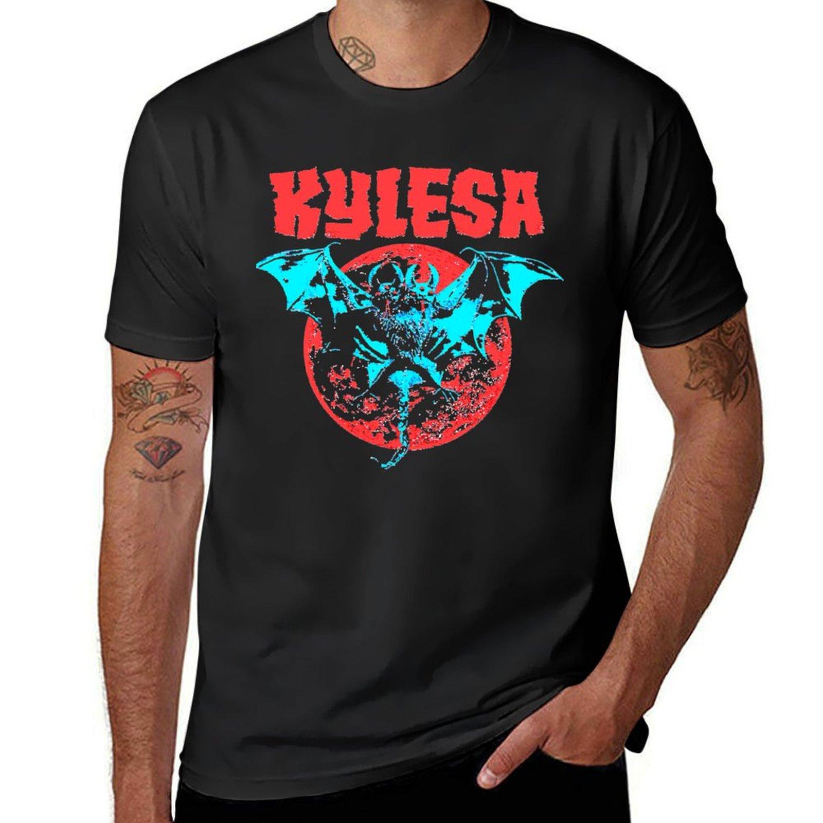 Kylesa band T-Shirt sublime hippie clothes blanks plain t shirts for men S разноцветный