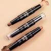 Double-headed Contouring Stick with Dual-purpose Concealer Highlighter for Three-dimensional Nose Bridge Shadow V Face High Nose Bridge Face Makeup