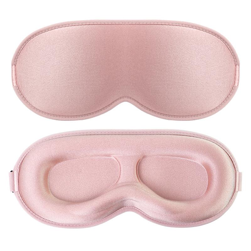 3D Contoured Sleep Eye Mask | Light Blocking & No Eye Pressure | Memory Foam with Rebound | Zero Pressure | for Sleep & Naps | Air Travel Eye Mask
